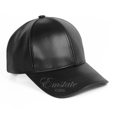 Emstate s s Genuine Cowhide Leather Baseball Cap Many Colors Made in USA  eb-23944294